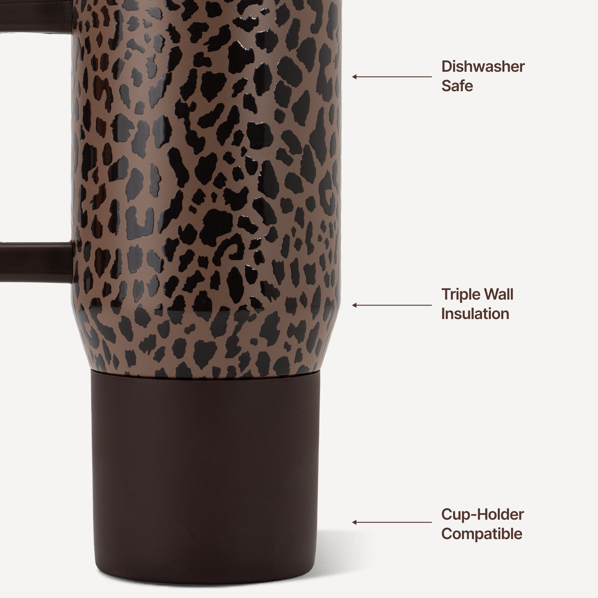 Coffee Traveler - Brown Leopard